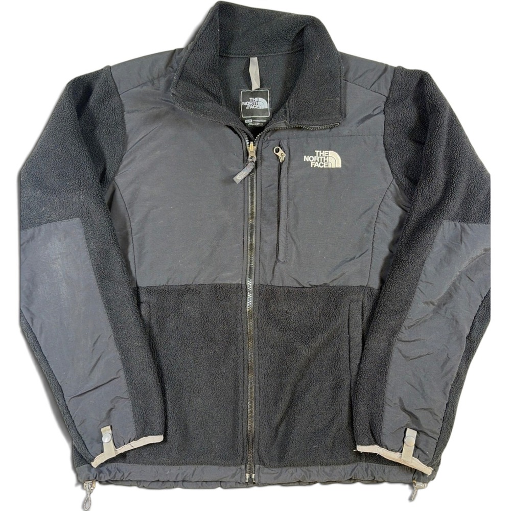 The North Face Denali Polartec Fleece Jacket Black Womens Medium Full Zip
